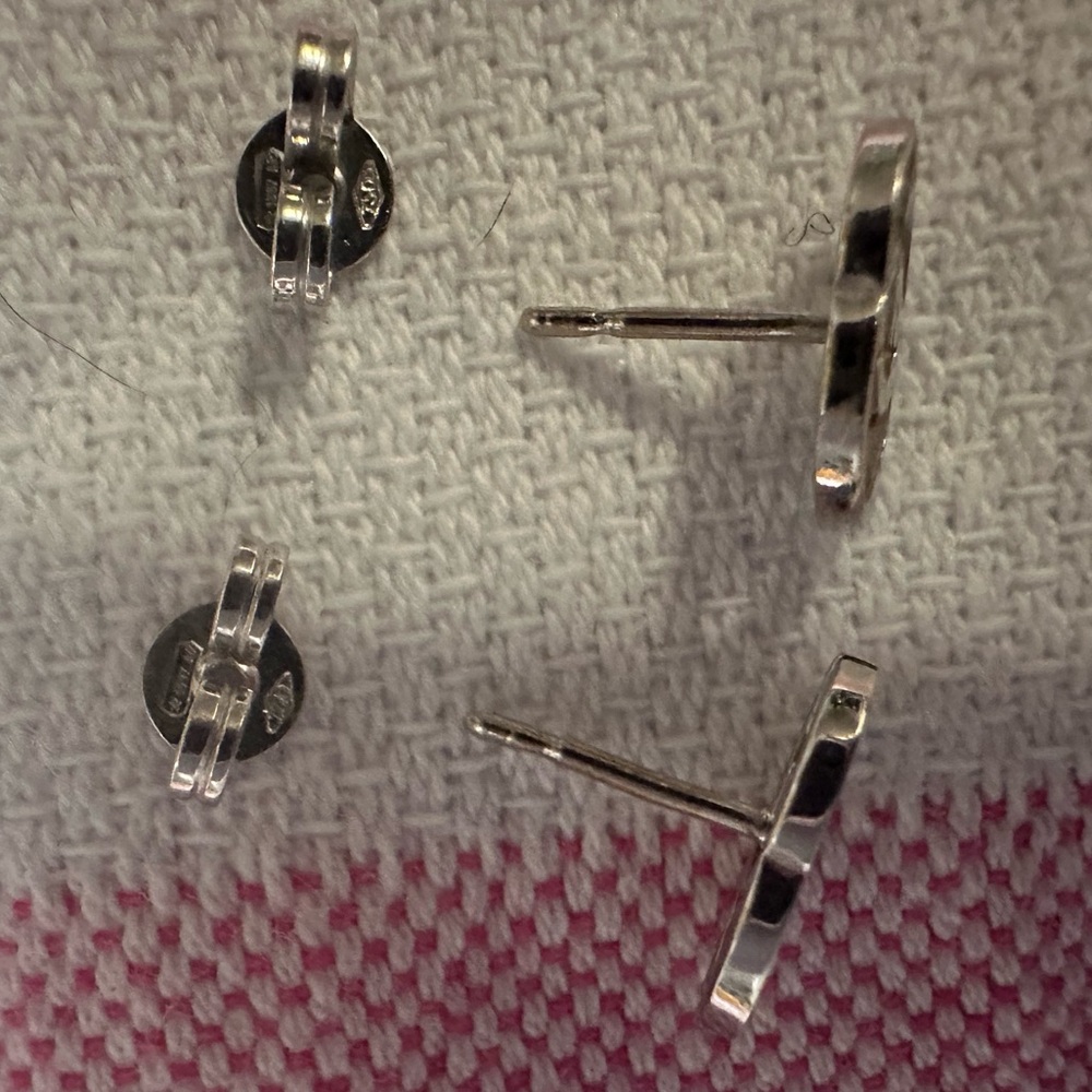Authentic GG (GUCCI) RUNNING STUD EARRINGS - Picture 6 of 6
